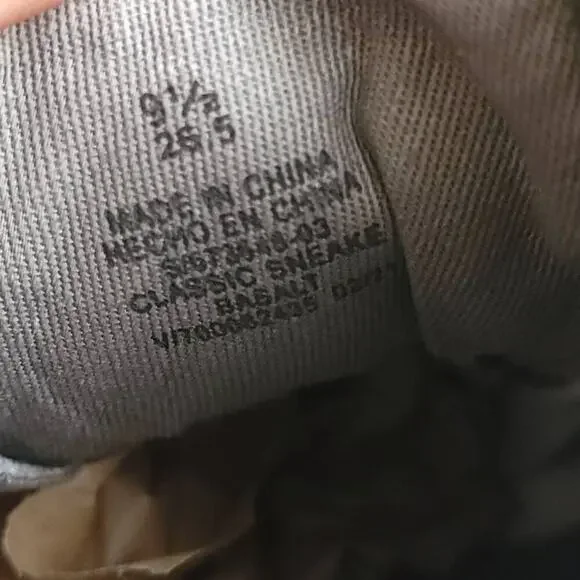 Old Navy Sneaker Shoes Gray Soft-Brushed Faux-Suede Sneakers Womens Size 9.5​​ - Picture 8 of 14